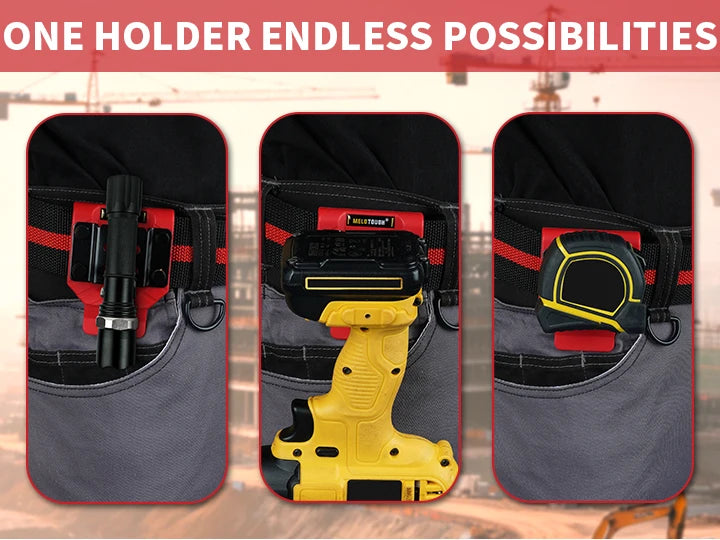 Heavy-Duty Drill Belt Holster for Tool Belts