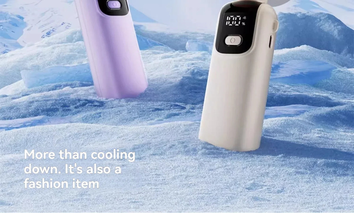 Portable Foldable Neck Fan with Stepless Speed Control