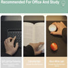 Three light bulb options showing soft light eye protection for office and study environments
