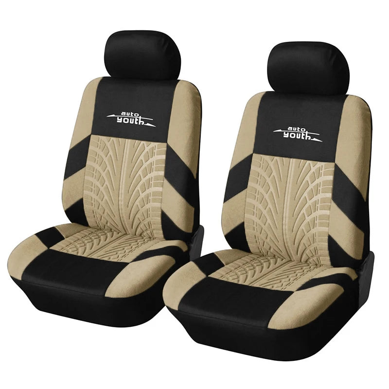 Universal Car Seat Cover Set – Premium Memory Foam Protector for Front and Rear Seats