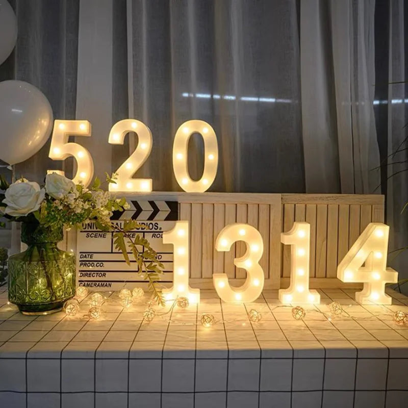Glowing Alphabet LED Letter Lights for Decor