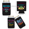 Funny Beer Can Cooler Sleeves - 12 Pack