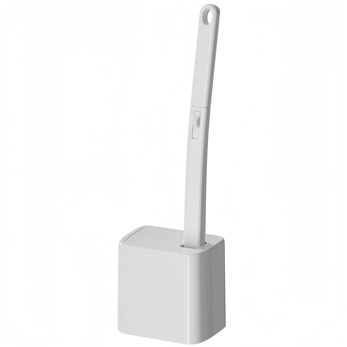 Disposable Toilet Brush Set with Wall-Mounted Holder and Refill Heads