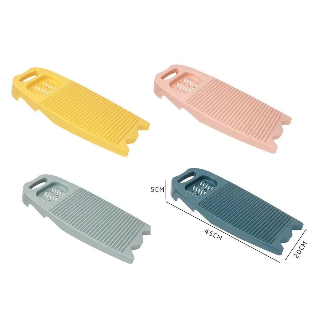 Durable Plastic Washboard with Integrated Soap Trough