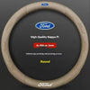 Carbon Fiber Steering Wheel Cover for Ford Models