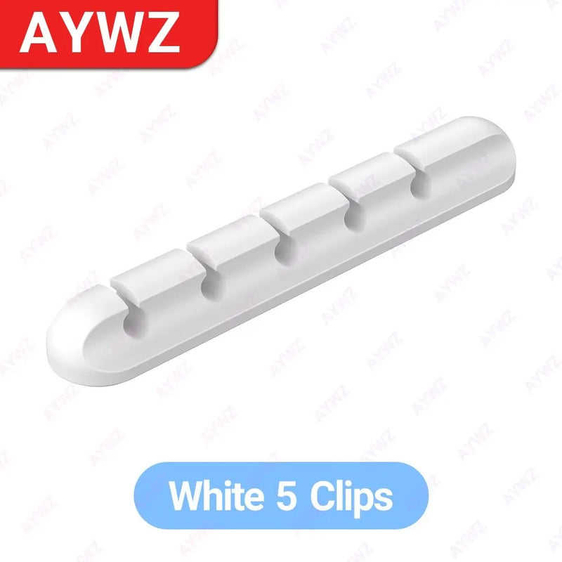 Clips Adhesivos para Gestión de Cables
