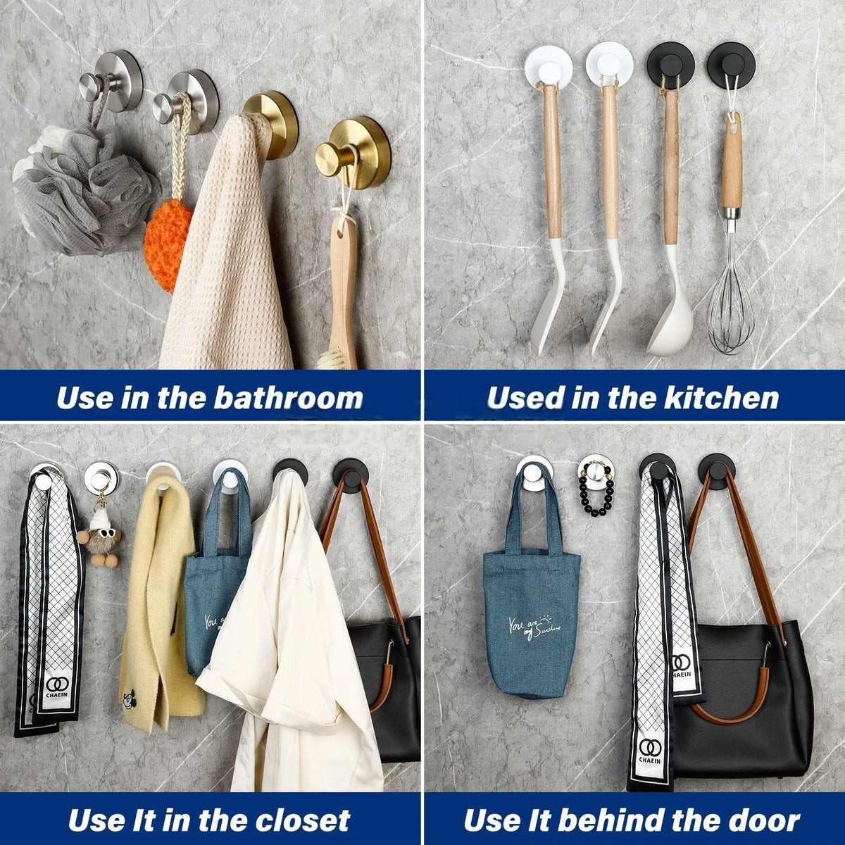 Heavy Duty Suction Cup Wall Hooks
