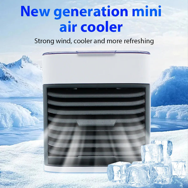 Ventilateur de bureau portable avec humidification