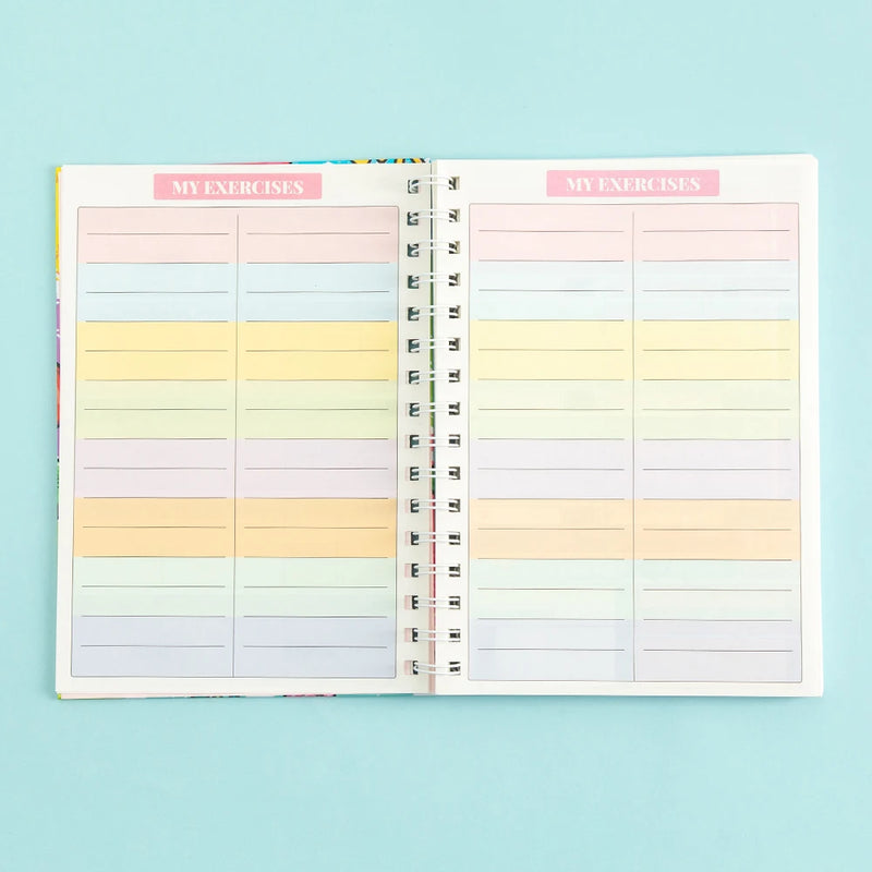 A5 Undated Weight Loss Planner with Stickers
