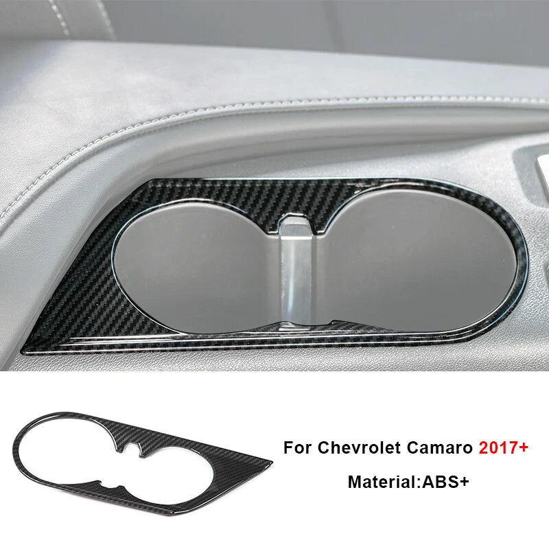 Carbon fiber interior trim kit for Chevrolet Camaro 2017+ showing a vent or trim piece.