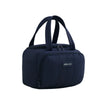Navy insulated leakproof reusable lunch bag with carrying handles