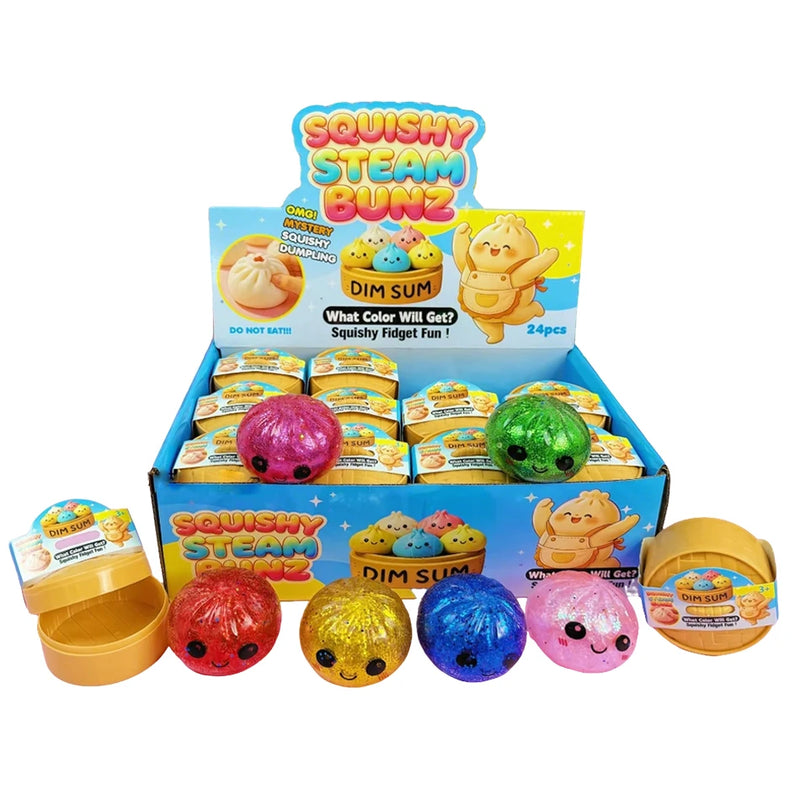 Glitter Dumpling Squishy Toy