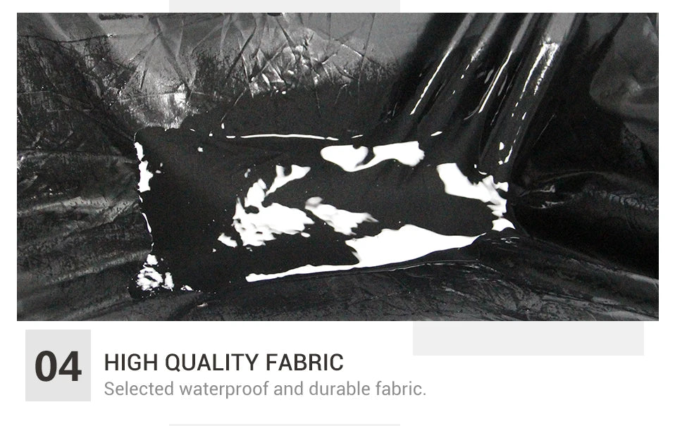 All-Season Waterproof Motorcycle Cover with Storage Bag