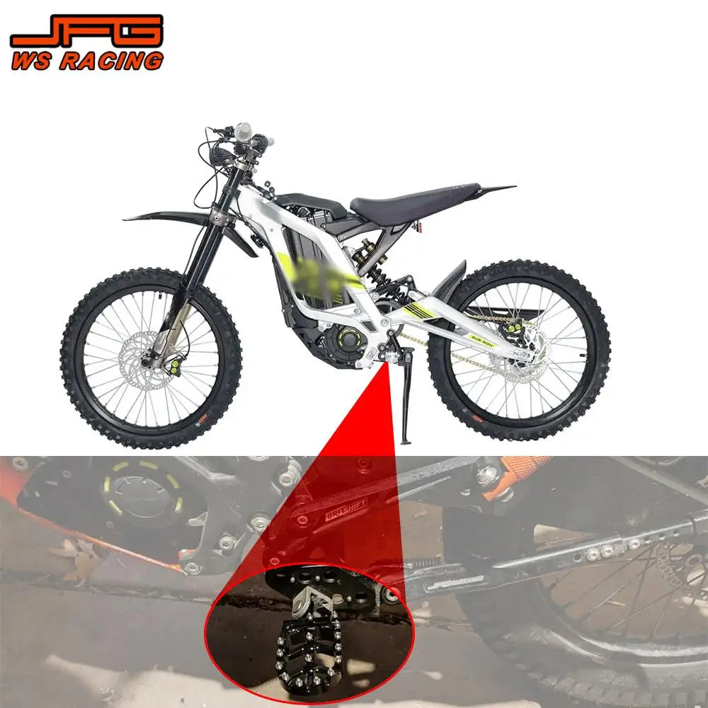 CNC Aluminum Foot Pegs for Surron, Talaria & Dirt Bikes