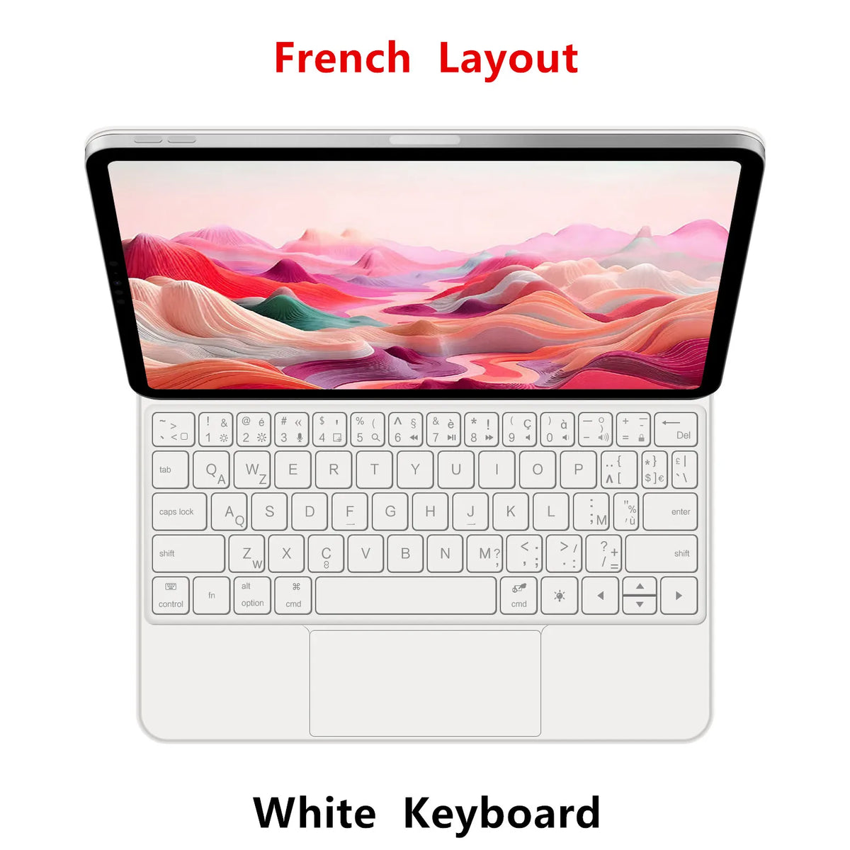 iPad Magic Keyboard Case with Backlit Keys and Touchpad