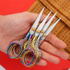 Vintage Stainless Steel Sewing Scissors for Fabric and Embroidery