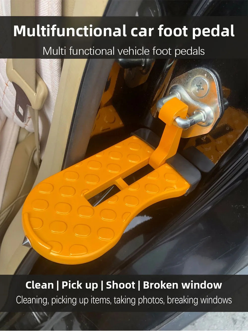 Portable Car Door Step Hook for Easy Roof Access