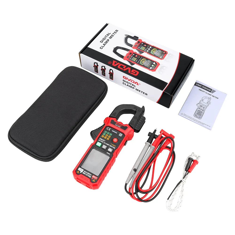 Professional Auto-Ranging Clamp Meter with True RMS and NCV