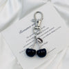 Glitter Cherry Keychain