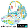 Musical Activity Gym with Kick-and-Play Piano for Babies