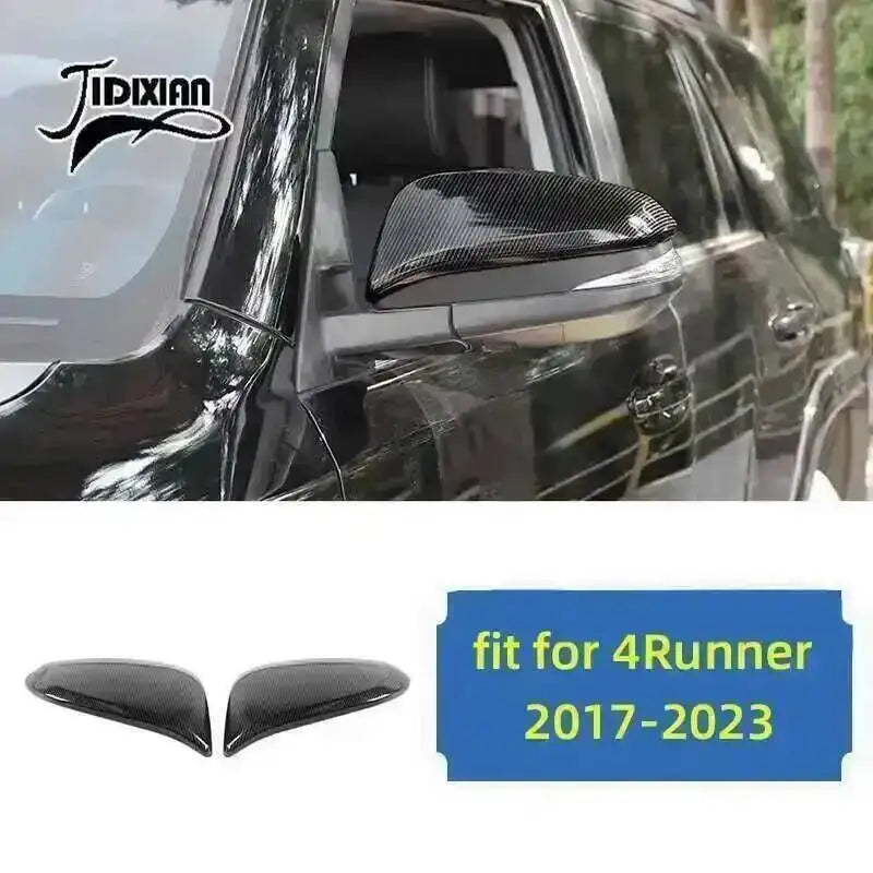 Carbon fiber trim kit for a 4Runner showing an aftermarket hood vent or trim piece.