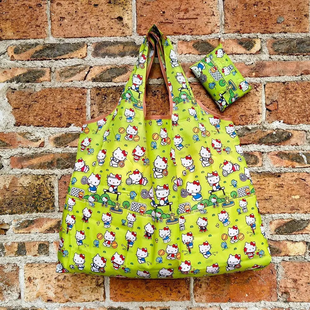 Foldable Eco-Friendly Shopping Bag with Cartoon Print