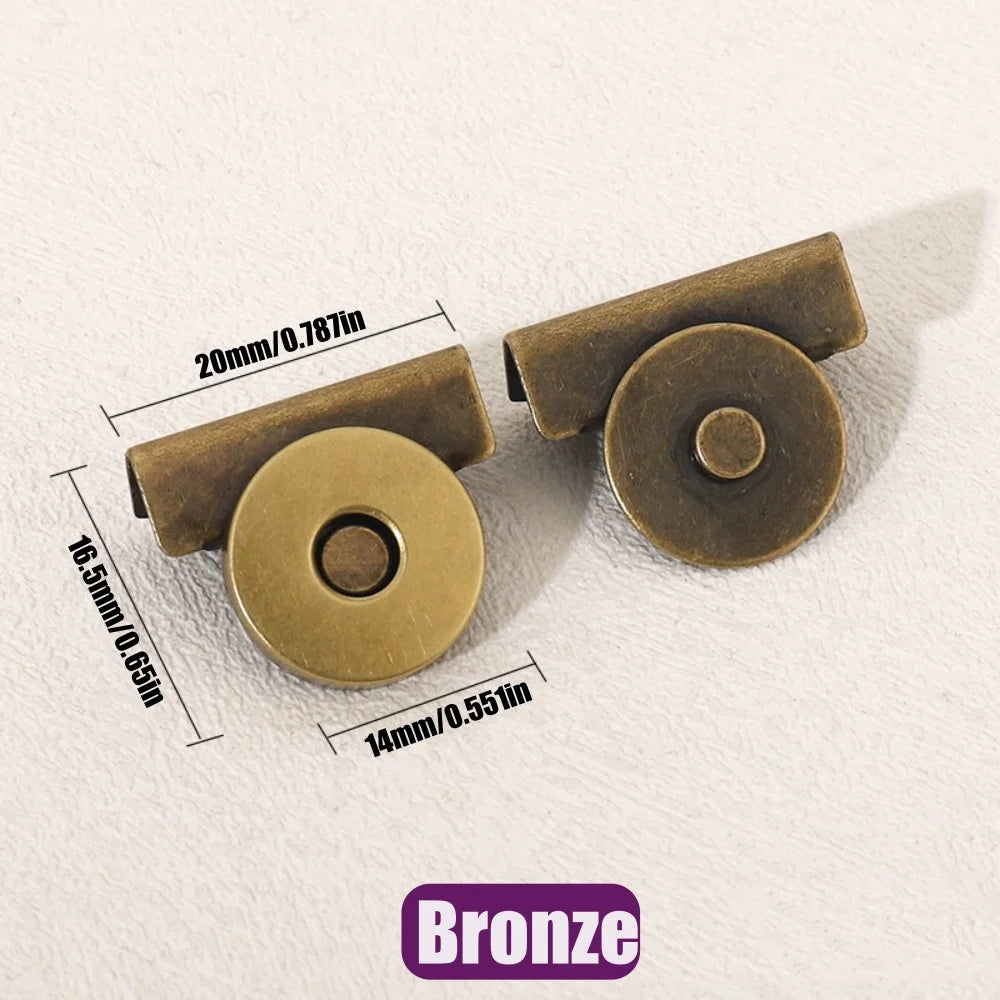 Seamless Magnetic Snap Buttons for Bags and Crafts
