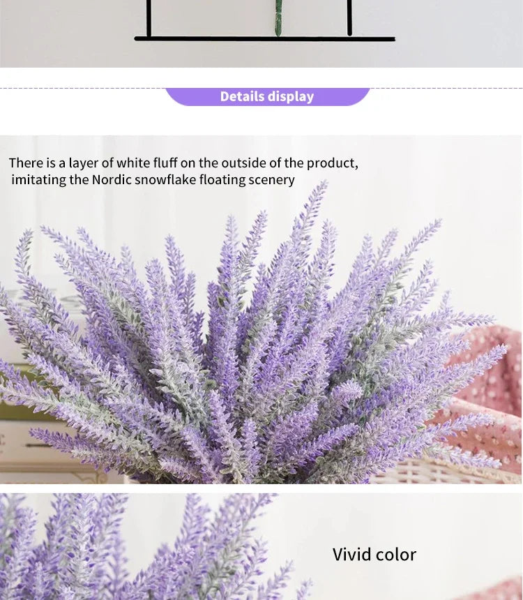 Provence Lavender Artificial Flowers for Home and Event Decor
