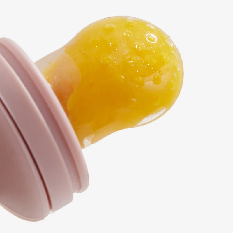 BPA-Free Silicone Baby Food Feeder and Popsicle Mold Set