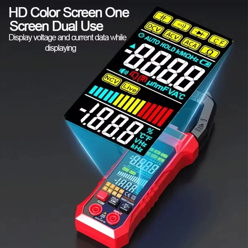 Professional Digital Clamp Meter with 600A AC/DC Range