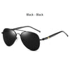 Classic Metal Pilot Sunglasses with Polarized Lenses