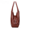 Bolso de Hombro Vintage de TPU Suave con Asas Dobles