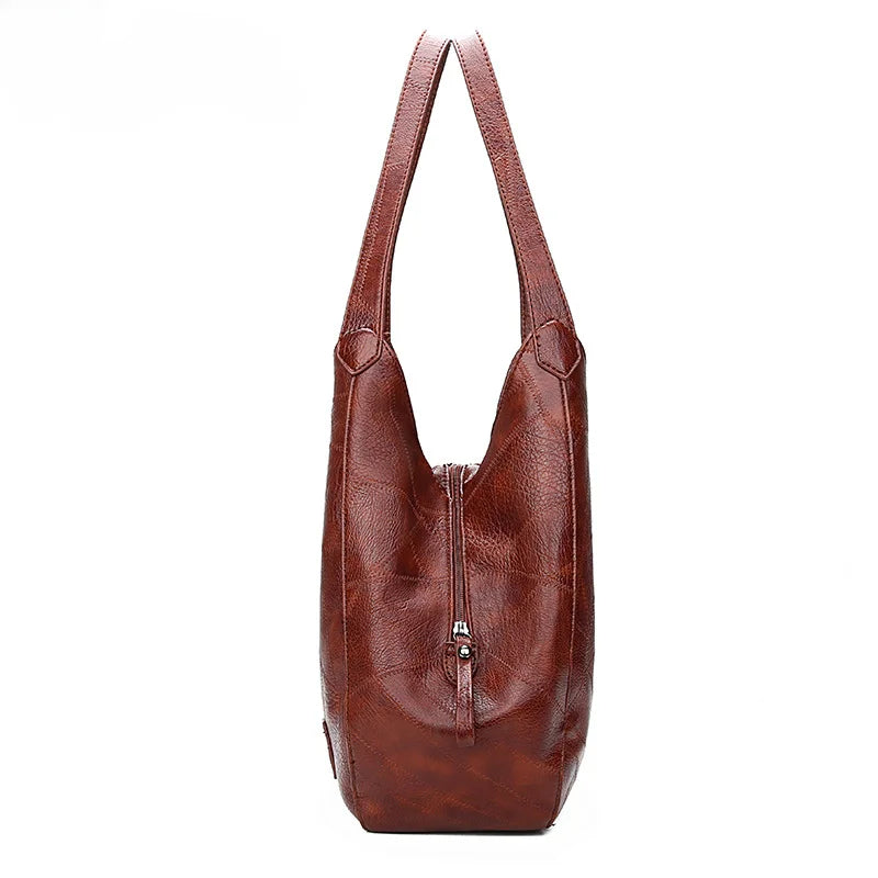 Bolso de Hombro Vintage de TPU Suave con Asas Dobles