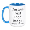 Personalized 15oz Ceramic Coffee Mug