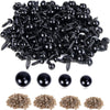 Plastic Safety Eyes for Amigurumi, Dolls & Plush Toys (Multiple Sizes)