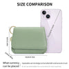 Genuine Leather Tri-Fold Wallet with Coin Pocket & Keychain