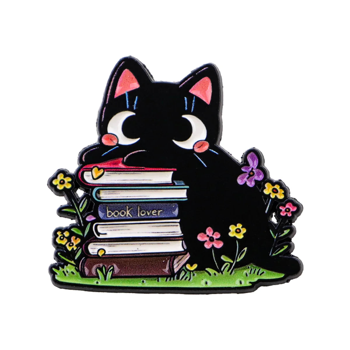 Just One More Chapter Enamel Pin for Book Lovers