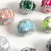Acrylic Bow Rhinestone Beads for Jewelry Making - 50 Pieces