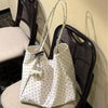 Polka Dot Canvas Tote Bag