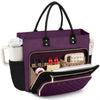 Versatile Water-Resistant Tote Bag with Laptop Sleeve and Cup Holder