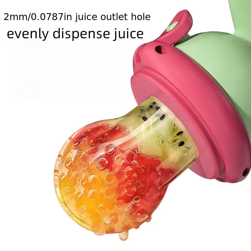 Dinosaur Push-Type Silicone Fruit Feeder for Babies & Toddlers