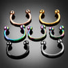 Polished Titanium Horseshoe Septum Ring
