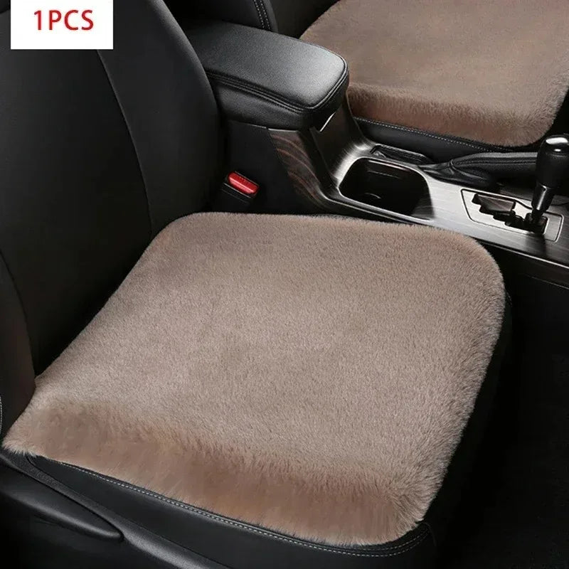 Plush Rabbit Fur Car Seat Cushion