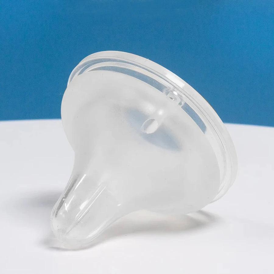 Wide Mouth Silicone Baby Bottle Nipple - Breast-Like Natural Flow