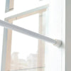 Adjustable Telescopic Curtain Rod with Spring-Loaded Ends