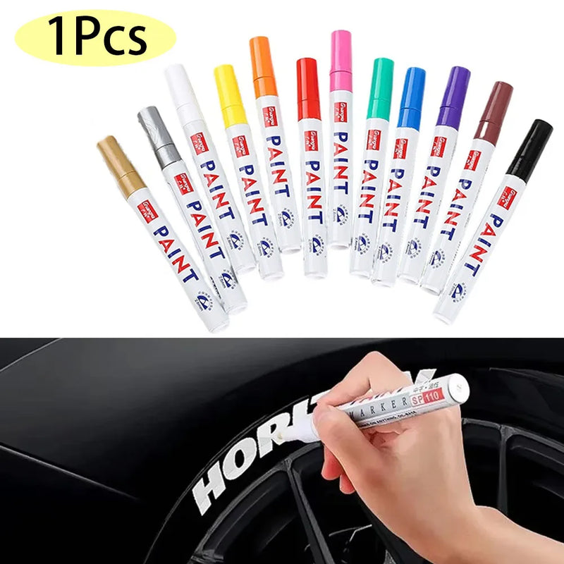 Waterproof Permanent Paint Marker for Cars and Wheels