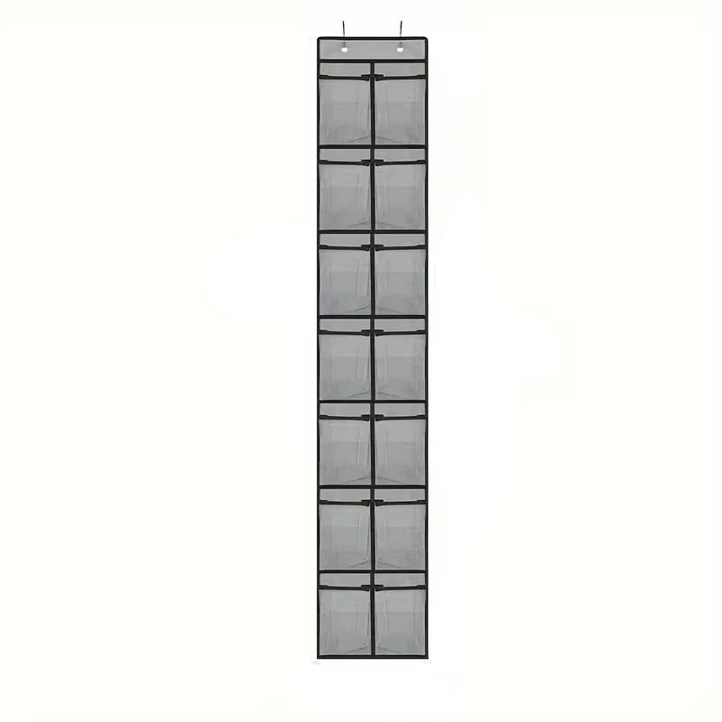 Over-the-Door Shoe Organizer with Mesh Pockets