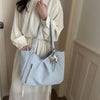 Polka Dot Shoulder Tote Bag with Adjustable Strap