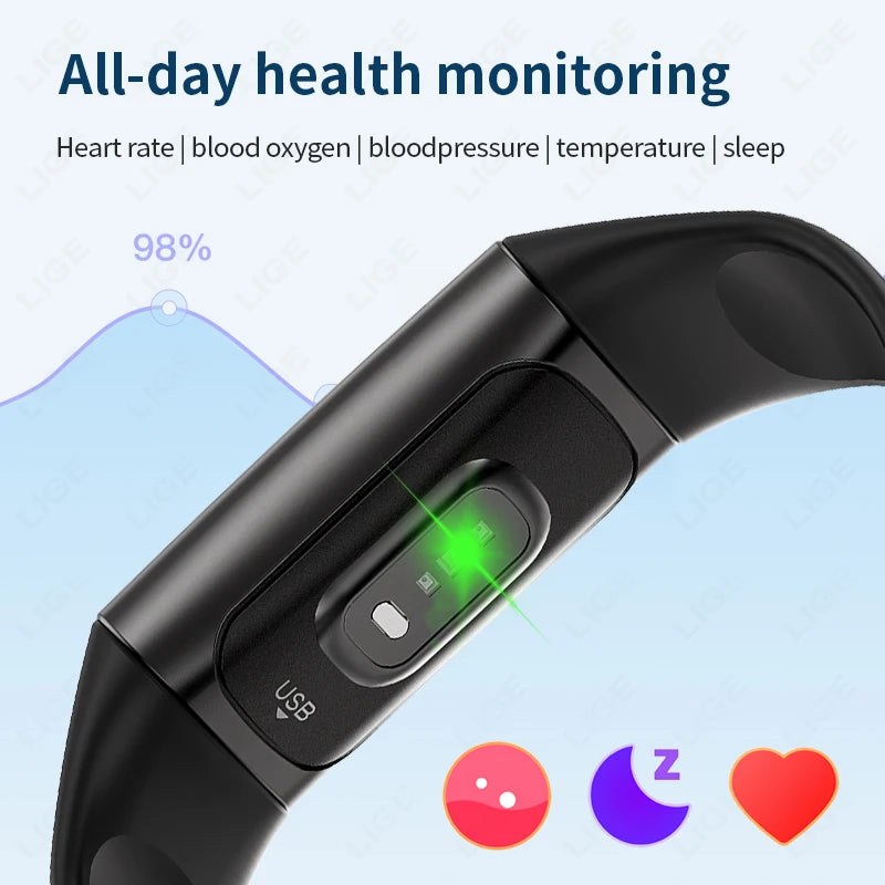 Reloj Rastreador de Fitness Multifunción