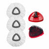 Replacement Mop Head and Brush Set for O-Cedar & Vileda EasyWring